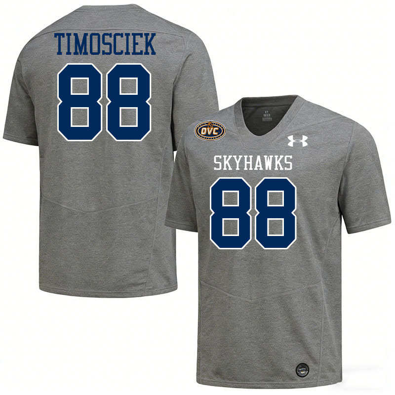 UT Martin Skyhawks #88 Hyatt Timosciek College Football Jerseys,Uniforms-Grey